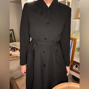 Black trench coat